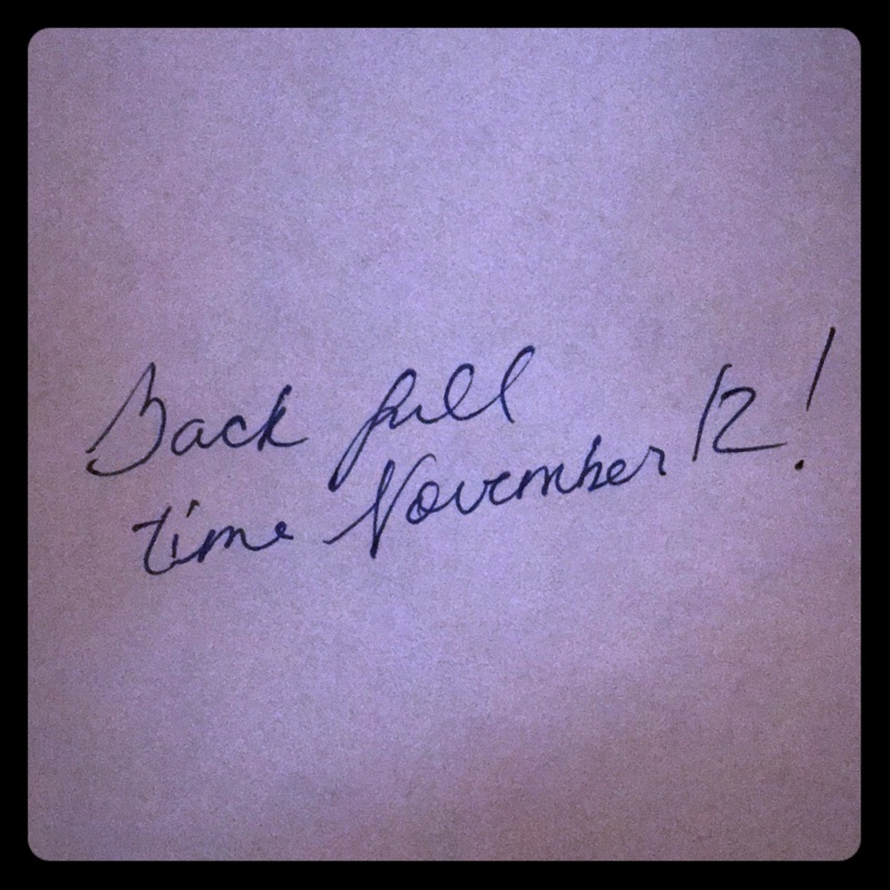 Back to poshing 11/12